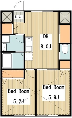 コンフォートテラス久我山の物件間取画像